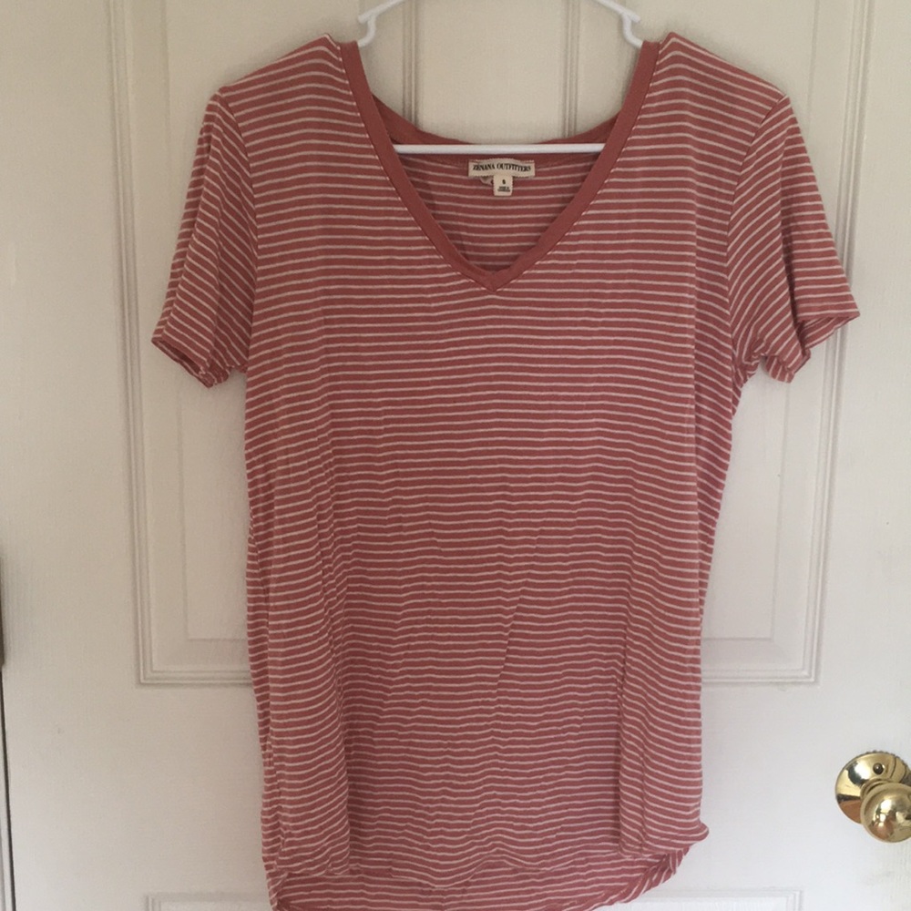 4/$12 Zenana outfitters striped tee